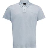 Jack Wolfskin 1809731-1409 Pikeh Polo M Açık Mavi Erkek T-shirt