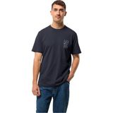 Jack Wolfskin 1809791TR-16459 Jack Tent T M Mavi Erkek T-shirt