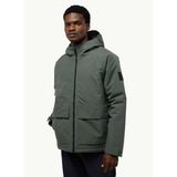 Jack Wolfskin A60205TEMPELTOR Yeşil Kapüşon Yaka Regular Fit Erkek Mont