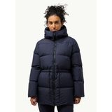 Jack Wolfskin A60213KIRSCHALLEE JKT W Lacivert Kapüşon Yaka Regular Fit Kadın Mont