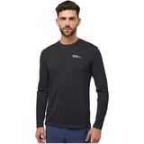 Jack Wolfskin A60291 Vonnan Ls T M Siyah Erkek T-Shirt - XL