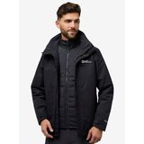 Jack Wolfskin A61858_635-JASPER 3IN1 JKT M Antrasit Kapüşon Yaka Erkek Waterproof Mont