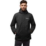 Jack Wolfskin A61864-6000 Altenberg 3ın1 Jkt M Erkek Outdoor Mont - Siyah