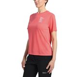Jack Wolfskin A63953 Vonnan Graphic T W Kırmızı Kadın T-Shirt, T0250 EXPLORE sunset coral, XS