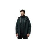 Jack Wolfskin Altenberg 3in1 Erkek Mont, Black Olive, M Beden