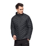 Jack Wolfskin Antrasit Erkek Dik Yaka Zip Ceket 1207151-6350 PASSAMANI DOWN JKT