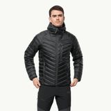 Jack Wolfskin Antrasit Normal Kalıp Erkek Termal Mont 1207241-6350 PASSAMANI DOWN HOODY M