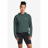 Jack Wolfskin ASTROTRAIL HOODY W Kadın Sweatshirt, oyster, M