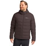 Jack Wolfskin Ather Down Hoody Ceket, L, 1207671_D0108, Kahve, Erkek