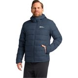 Jack Wolfskin Ather Down Hoody Erkek Outdoor Mont 1207671_T0352 - Koyu Mavi