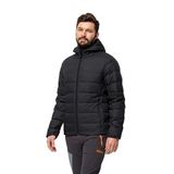 JACK WOLFSKIN ATHER DOWN HOODY M Erkek Ceket black S