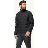 Jack Wolfskin Ather Down Jkt M Rds 1207681-OUT Ceket Black Erkek Mont - Siyah
