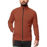 Jack Wolfskin Baiselberg FZ M Erkek Polar Ceket Carmine - S