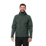 JACK WOLFSKIN BORNBERG HOODY M Erkek Ceket black olive XL