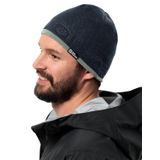 JACK WOLFSKIN BRAND BEANIE Unisex Yetişkin Bere night blue One Size