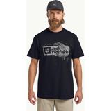 Jack Wolfskin Brand T M Erkek T-Shirt - XL - Lacivert