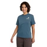 Jack Wolfskin CADENA T W Kadın T-Shirt TENT Aluminium Blue S