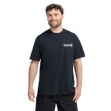 Jack Wolfskin CONFIDENT T M Bisiklet Yaka Regular Fit Yazı Baskılı T-Shirt, XL, 5003374509, Siyah, Erkek