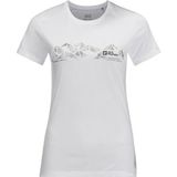 Jack Wolfskin Crosstrail Graphic Kadın T-Shirt - M - 001-Renkli