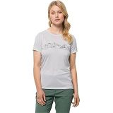Jack Wolfskin Crosstrail Graphic T W Tişört Kısa Kollu Kadınlar