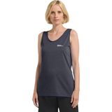 Jack Wolfskin Crosstrail Tank Kadın Mavi Tişört - XS - Lacivert