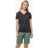 Jack Wolfskin Crosstrail Women Kadın Mavi Tişört - Lacivert