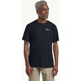 Jack Wolfskin Delgami S/S M Erkek Siyah T-Shirt