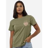 Jack Wolfskin Discover Heart T W Kadın Tişört