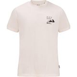 Jack Wolfskin Discover T M Erkek T-Shirt - Krem - XL