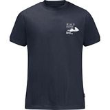 Jack Wolfskin Discover T M Erkek T-Shirt - Lacivert - XL