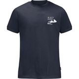 Jack Wolfskin Discover T M Erkek T-Shirt - Lacivert