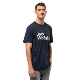 Jack Wolfskin Erkek Brand T M T-Shirt, mavi (Night Blue), M