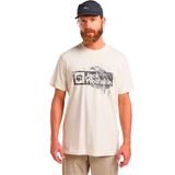 Jack Wolfskin Erkek Brand T M T-Shirt, Wood Cotton White, XXL