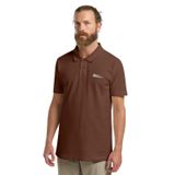 Jack Wolfskin Erkek Essential Polo M Tişört, Koyu Pas, XL