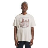 Jack Wolfskin Erkek Freeroamer T M T-Shirt, Tent Cotton White, XXL