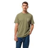 Jack Wolfskin Erkek Jack Tent T M T-Shirt, Bay Leaf, M