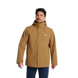 Jack Wolfskin Erkek Mont Pinetrail 3'ü 1 Arada Kahverengi Su Geçirmez Outdoor Kışlık