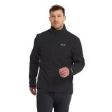 Jack Wolfskin Erkek Mont Wild Winds Softshell Dik Yaka Fermuarlı Cepli Outdoor