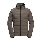 Jack Wolfskin Erkek Tasman Down Hybrid M kuş tüyü mont, Soğuk kahve, S