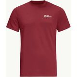 Jack Wolfskin Essential M Bordo Erkek T-shirt