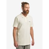 Jack Wolfskin ESSENTIAL POLO M Beyaz Regular Fit Logo Baskılı Erkek Polo T-Shirt