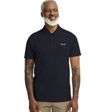 Jack Wolfskin ESSENTIAL POLO M Lacivert Regular Fit Logo Baskılı Erkek Polo T-Shirt