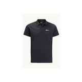 Jack Wolfskin Essential Siyah Erkek Polo T-Shirt