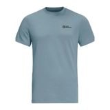 Jack Wolfskin Essential T M Bisiklet Yaka Normal Kalıp Beyaz Erkek T-shirt
