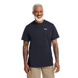 Jack Wolfskin ESSENTIAL T M Bisiklet Yaka Regular Fit Logo Baskılı T-Shirt, XL, 5003374508, Lacivert, Erkek