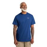 Jack Wolfskin Essential T M Bisiklet Yaka Regular Fit Logo Baskılı T-Shirt, XL, 5003374519, Mavi, Erkek