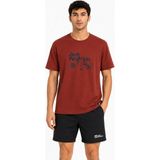 Jack Wolfskin Essential T M Erkek T-Shirt Kiremit 1207431 - 3XL