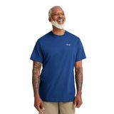 Jack Wolfskin ESSENTIAL T M Mavi Bisiklet Yaka Regular Fit Logo Baskılı Erkek T-Shirt