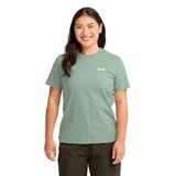 Jack Wolfskin ESSENTIAL T W Kadın T-shirt, green zinnia, XS