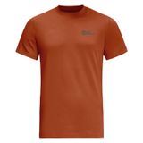 Jack Wolfskin Essential Tee Erkek T-shirt, Turuncu, M